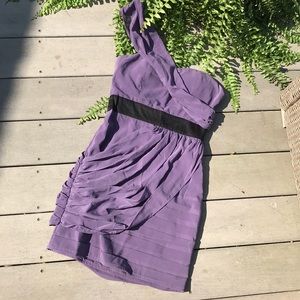 Purple Greek Goddess Mini Dress- free ship